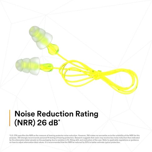 3M Tri-Flange Corded Earplugs in Small Pack VP-P3000 in Saudi Arabia