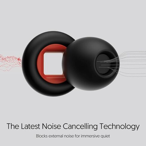Quiet Ear Plugs for Sleep, Noise Reduction – Super Soft, Reusable Hearing Protection in Flexible Silicone for Sleep, Concerts Noise Sensitivity - 8 Ear Tips in XS/S/M/L – 28dB in Kuwait