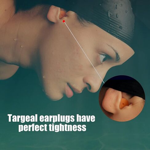 Earplugs,Noise Cancelling Ear Plugs with Portable PVC Case, Highest NRR 33dB Soft Form Earplugs, Reusable Sound Blocking Ear Plugs for Snoring, Travel, Work, Studying-4 in Saudi Arabia