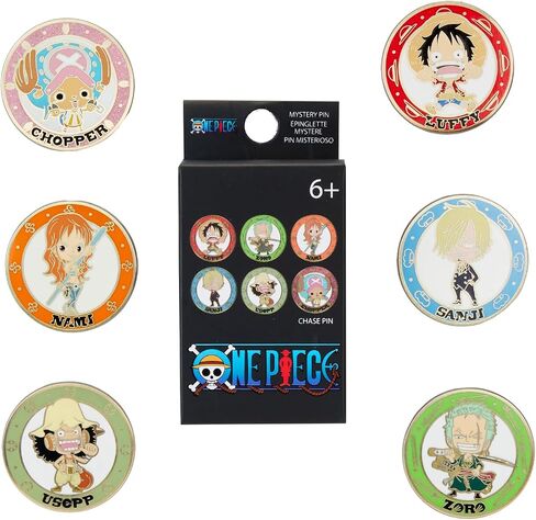One Piece 25th Anniversary Chibi Mystery Box Pin in Saudi Arabia