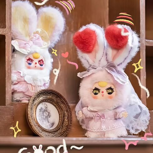 Baby Three Lolita’s Dream Series Mini Plush Keychain Blind Box 1PC (1 of 9 Possible Styles) Baby Three Cute Collectible Key Ring Birthday Gifts in Saudi Arabia