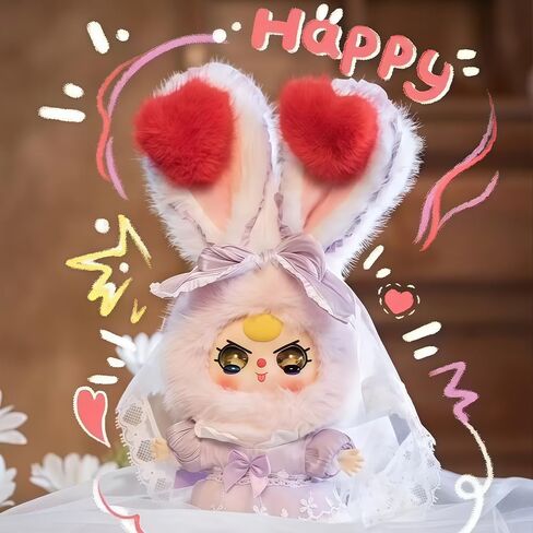 Baby Three Lolita’s Dream Series Mini Plush Keychain Blind Box 1PC (1 of 9 Possible Styles) Baby Three Cute Collectible Key Ring Birthday Gifts in Saudi Arabia