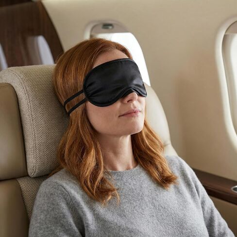 8 Pcs Black Blindfold Sleeping Mask, Eye Mask Sleep Masks Bulk Blindfolds for Team Building Party Games in Saudi Arabia