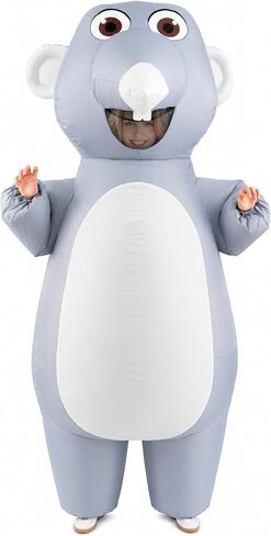 Inflatable Costume Adult Mouse Blow Up Costume for Adults Funny Halloween Costumes Party Suit Fancy Dress Cosplay Outfit in Saudi Arabia