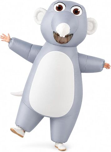 Inflatable Costume Adult Mouse Blow Up Costume for Adults Funny Halloween Costumes Party Suit Fancy Dress Cosplay Outfit in Saudi Arabia