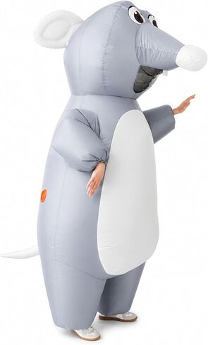Inflatable Costume Adult Mouse Blow Up Costume for Adults Funny Halloween Costumes Party Suit Fancy Dress Cosplay Outfit in Saudi Arabia