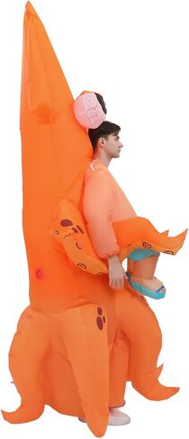 JASHKE Inflatable Squid Costume Adult Funny Squid Halloween Costumes Full Body Blow up Costumes for Men Women Cosplay Party in Saudi Arabia