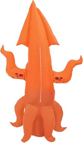 JASHKE Inflatable Squid Costume Adult Funny Squid Halloween Costumes Full Body Blow up Costumes for Men Women Cosplay Party in Saudi Arabia