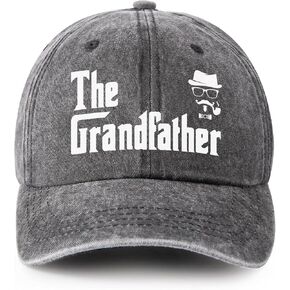 Gifts for Grandfather Grandpa Hat, Grandfather Birthday Father Day Ideas-Adjustable Baseball Cap in Saudi Arabia
