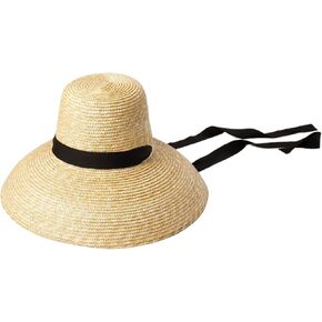 Sunshade Straw Hat with Chin Strap Hand-woven Elegant r Hat for Sun Hat Wide Brim Sunhat for Friend Gathering Parti in Saudi Arabia