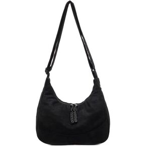 Shoulder Bag for Women,Ultra Soft Foldable Vegan Leather Crossbody Bag,Stylish Slouchy Tote Purses Hobo Handbag in Saudi Arabia