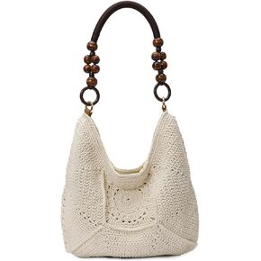 MYHOZEE Crochet Bag for Women Boho Beach Bag Fully Lined Summer Woven Tote Bag Lightweight Hobo Purse for Vacation in Saudi Arabia