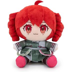 Pink Drill Twin Tail Virtual Singer Collectible 22cm, Cute Anime Character with 3D Twin-Drill Hair, Pink and Green Outfit Figure Stuffed, Soft Anime Pillow Gift for Fans in Saudi Arabia
