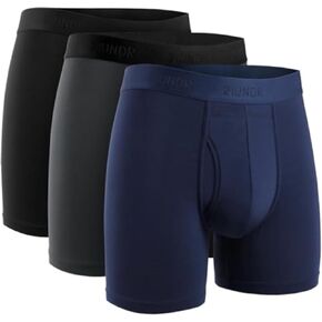 2UNDR Day Shift 6" Mens Boxer Brief 3-Pack, with Patented Joey Pouch, Bamboo Fabric Underwear for Men, Moisture Wicking in Saudi Arabia