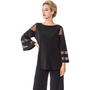 IC Collection Mesh Trim Tunic in Saudi Arabia