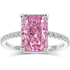 Clearance 925 Sterling Silver Colored CZ Gemstone Engagement Ring for Women,Promise Ring for Travel,Wedding,Daily in Saudi Arabia