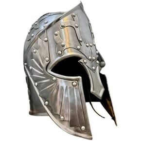 خوذة Faramir’s Gondor – درع خيالي مستوحى من LOTR | خوذة زي LARP SCA يمكن ارتداؤها لحفلات الهالوين. in Kuwait