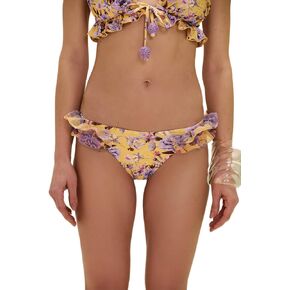 PatBO Peony Print Lycra Flower Embellished Bikini Bottom in Saudi Arabia