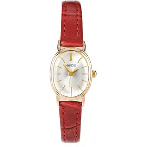 Top Plaza Watches for Women Analog Gold Dial Leather Strap Women's Watch Dainty Vintage Classic Casual Ladies Wrist Watch in Kuwait