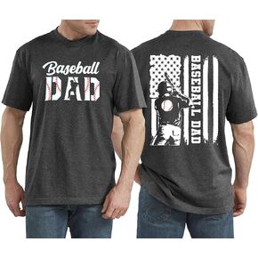 Game Day Shirt for Men Baseball Dad T Shirt Funny Baseball Season Shirts Game Day Short Sleeve Tees Tops in Saudi Arabia