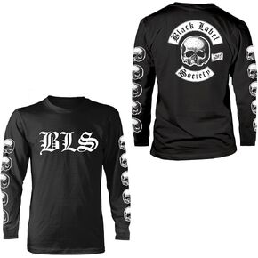 Black Label Society Men's Band Logo Long Sleeve T-Shirt Black | Officially Licensed Merchandise in Kuwait