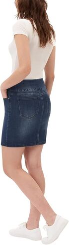 S.C. & CO. Women's Pull-On Denim Skort (Blue, L) in Saudi Arabia