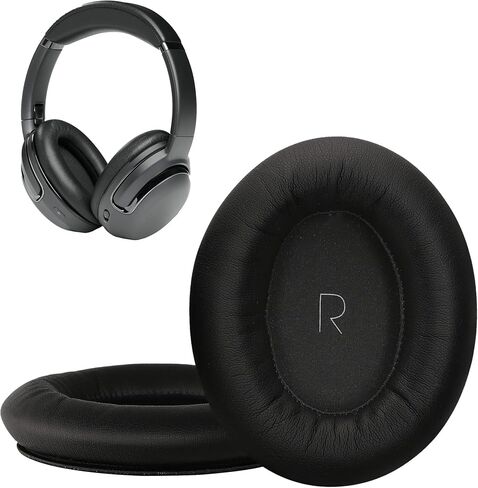 وسائد أذن kwmobile متوافقة مع وسائد أذن JBL Tour One - بديل 2X لسماعات الرأس - أسود in Kuwait