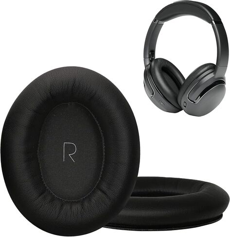 وسائد أذن kwmobile متوافقة مع وسائد أذن JBL Tour One - بديل 2X لسماعات الرأس - أسود in Kuwait