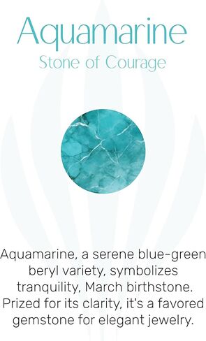 Single Aquamarine Ring - Simple Gemstone Jewelry - Chic Custom, Everyday, Stackable, Handmade Accessory - Artisan Craft with Fancy Box in Kuwait