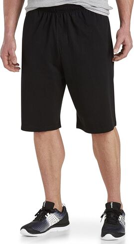 شورت Harbour Bay من DXL للرجال كبير وطويل القامة منسوج باللون الأسود مقاس 5XL in Kuwait