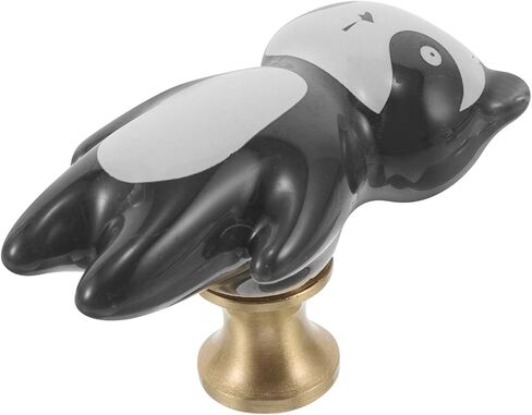 minkissy Creative Panda Drawer Pull Handles Brass Ceramic ’ Room Cabinet Knobs Decorative Closet and Dresser Door Handles for Wardrobe and Shoe Cabinet in Kuwait