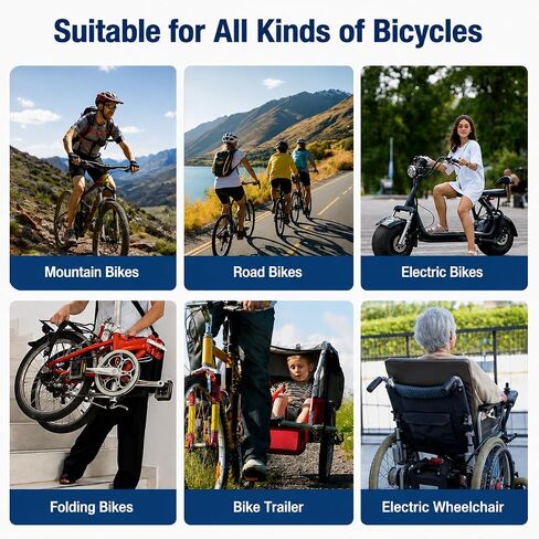 Bike Camera Rechargeable Battery 360° Rotation - 4.3'' HD 1080P Monitor Color Night Vision 3 Mins Easy Installation Wide View Handlebar Bicycle Rear View Camera for Mountain Ebike in Kuwait