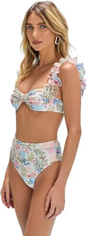 PatBO Seaweed High Waist Bikini Bottom in Saudi Arabia