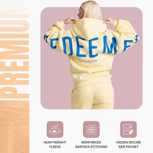 God's Love Overcomes Christian Hoodie | Faith-Based Oversized Christian Sweatshirt | Redeemed | Lemonade in Saudi Arabia