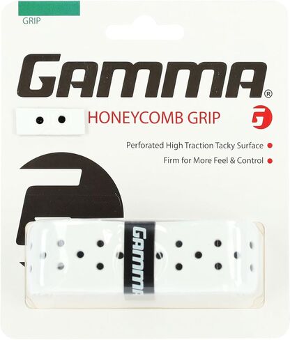 GAMMA Sports, Tennis Honeycomb Replacement Grip, Firm Feel, Moisture Wicking Surface, Durable, Mulitple Colors, Racket, Racquet Grip, High Traction Surface, Versatile in Kuwait