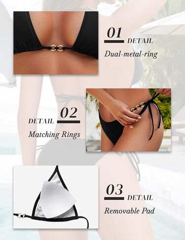 Women Bikini Set Two Piece Swimsuit Halter String Triangle Bathing Suit in Saudi Arabia