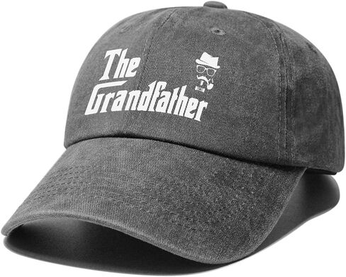 Gifts for Grandfather Grandpa Hat, Grandfather Birthday Father Day Ideas-Adjustable Baseball Cap in Saudi Arabia