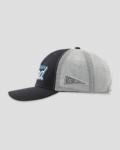 Baseballism Coach Dad Baseball Dad Snapback Trucker Cap Black in Kuwait