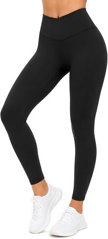 Buttery Soft High Waisted Leggings for Women Butt Lifting No See Through Tummy Control Workout Gym Yoga Pants in Saudi Arabia