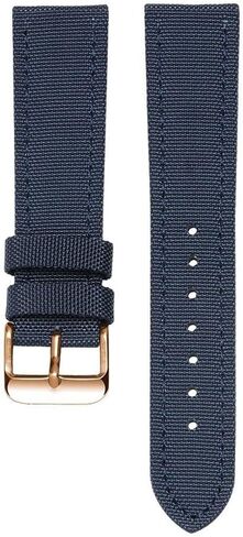 Canvas Genuine Leather Watch Strap For Omega Seamaster 300 Speedmaster De Ville bracelet with Pin Buckle in Kuwait