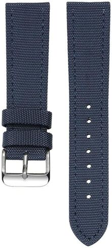 Canvas Genuine Leather Watch Strap For Omega Seamaster 300 Speedmaster De Ville bracelet with Pin Buckle in Kuwait