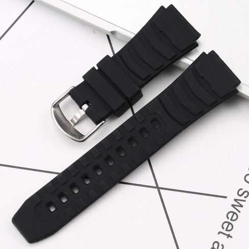 Silicone watchband Compatible with Casio PRG-80 PAG-80 PRW-1000 Men's watch strap PRW-1100 replacement bracelet in Kuwait