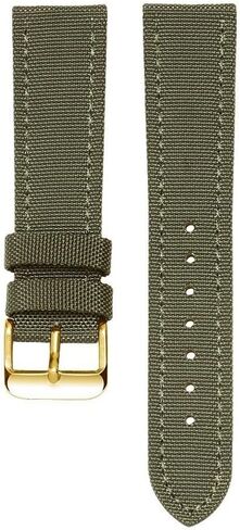 Canvas Genuine Leather Watch Strap For Omega Seamaster 300 Speedmaster De Ville bracelet with Pin Buckle in Kuwait