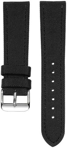 Canvas Genuine Leather Watch Strap For Omega Seamaster 300 Speedmaster De Ville bracelet with Pin Buckle in Kuwait