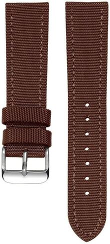 Canvas Genuine Leather Watch Strap For Omega Seamaster 300 Speedmaster De Ville bracelet with Pin Buckle in Kuwait
