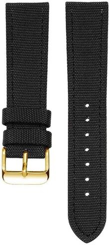 Canvas Genuine Leather Watch Strap For Omega Seamaster 300 Speedmaster De Ville bracelet with Pin Buckle in Kuwait