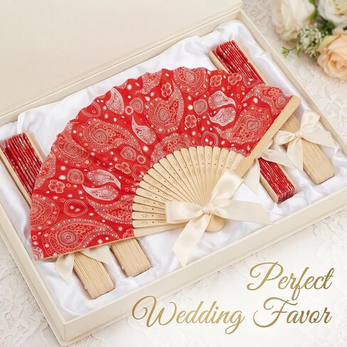 24 Pcs Western Cowboy Party Paper Fans Wild West Cowboy Cowgirl Theme Decorations Red Bandana Paper Fans for Western Wedding Bandana Party Favors in Kuwait