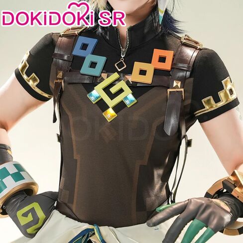 KIRA KIRA Genshin Kinich Cosplay Costumes Doki-SR Game Genshin Natlan Kinich Costume Outfits for Halloween in Kuwait