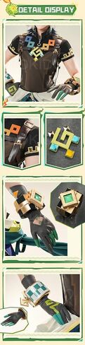 KIRA KIRA Genshin Kinich Cosplay Costumes Doki-SR Game Genshin Natlan Kinich Costume Outfits for Halloween in Kuwait