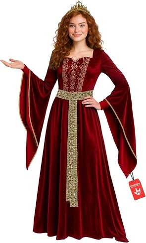 Morph Rennaissance Costume Womens, Medieval Princess Costume Women, Halloween Costumes For Women in Saudi Arabia